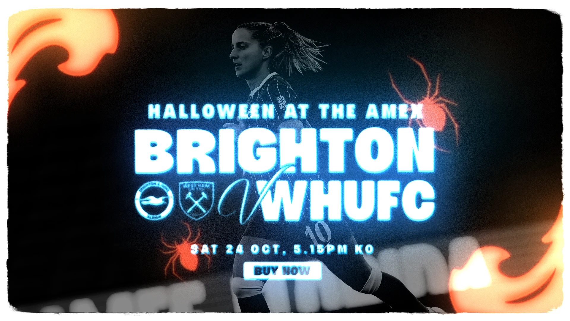Halloween at the Amex, Brighton v WHUFC, Sat 24 Oct, 5.15pm ko, Buy now!