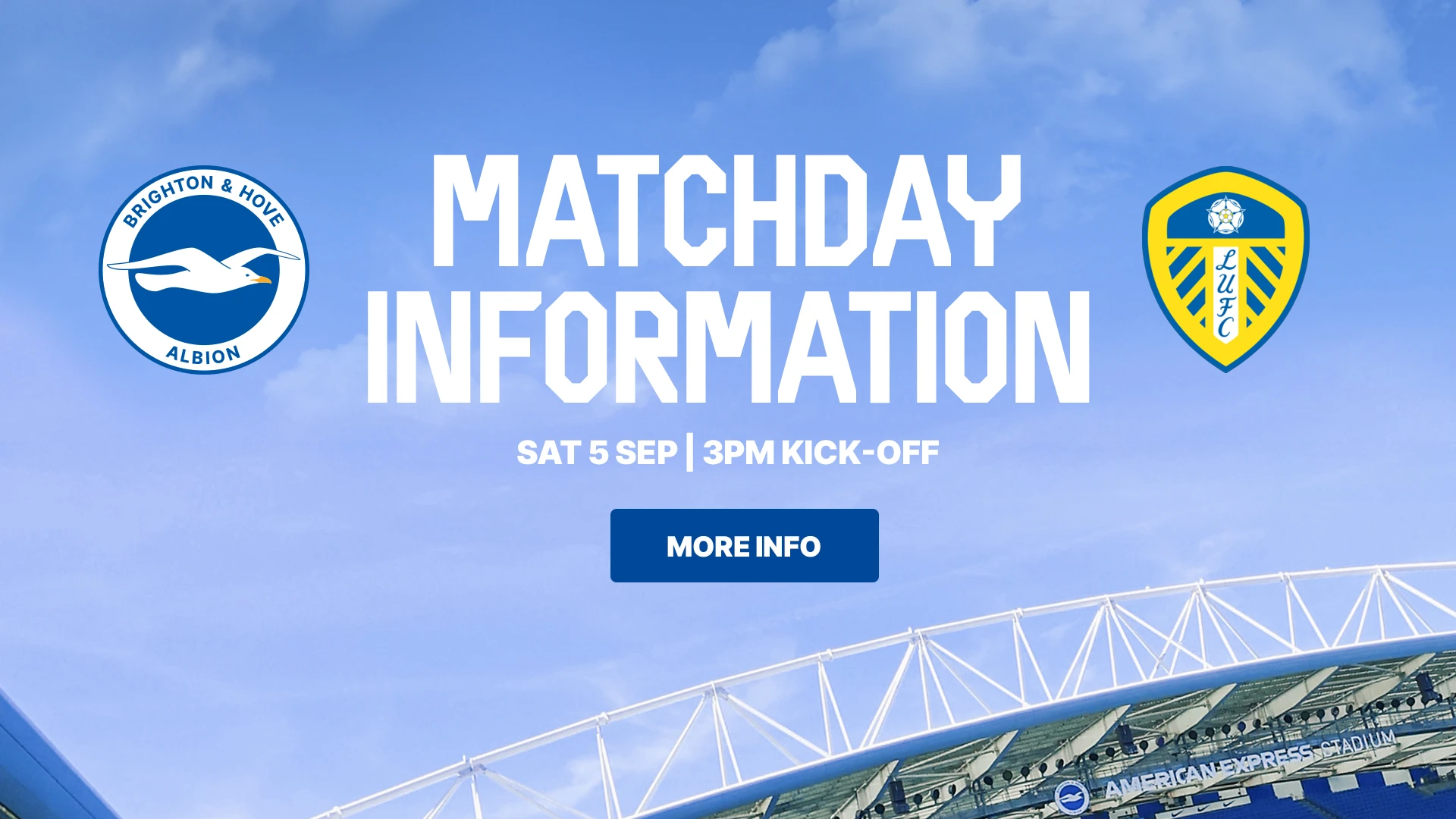 Matchday Information - More Info