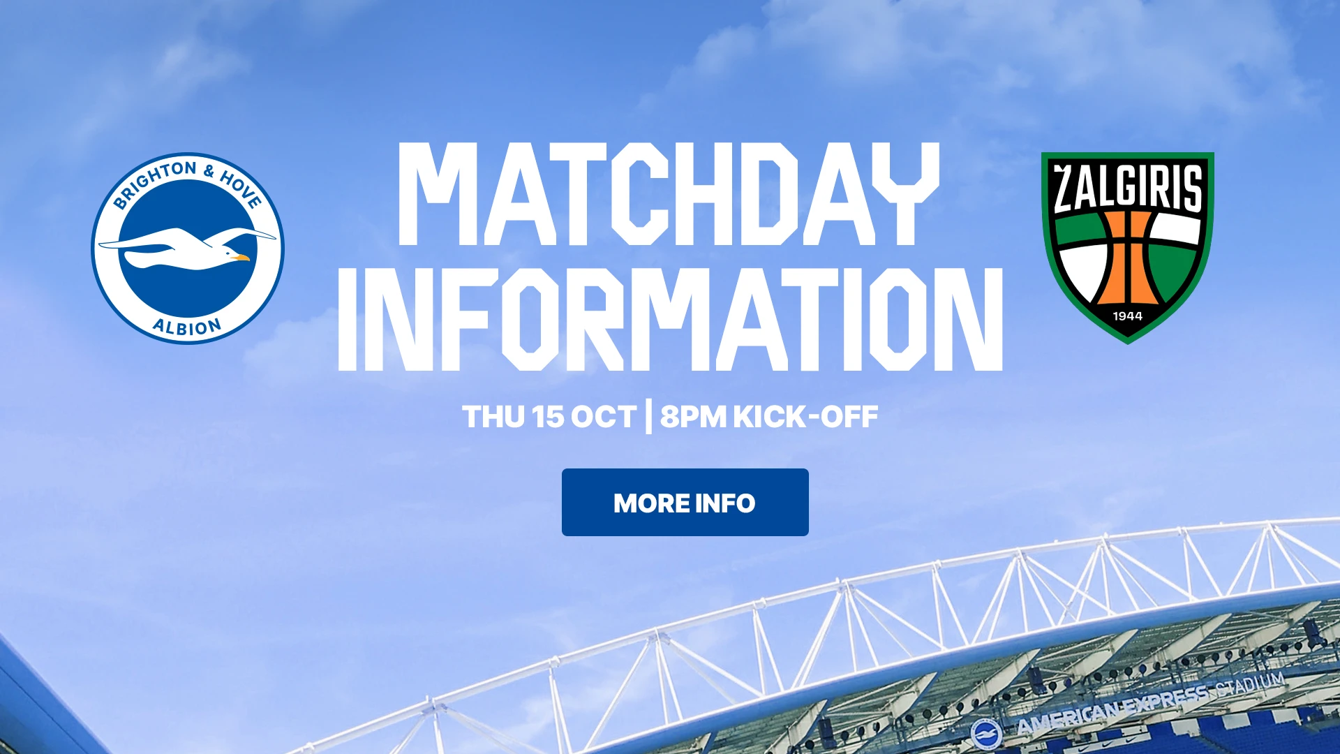 Matchday Information - More Info