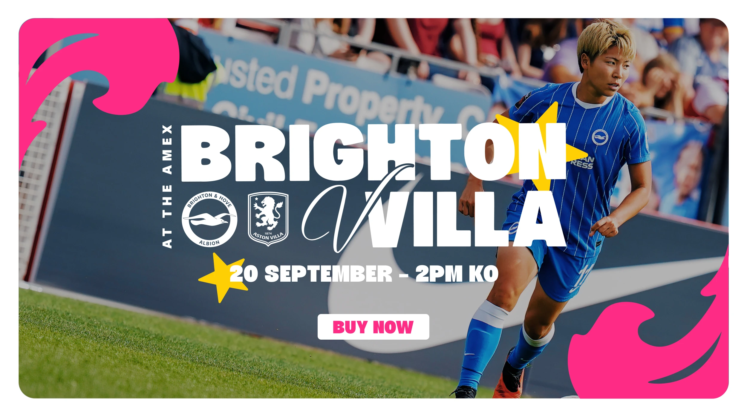 Brighton v Villa - 20 September - 2pm Kick-off