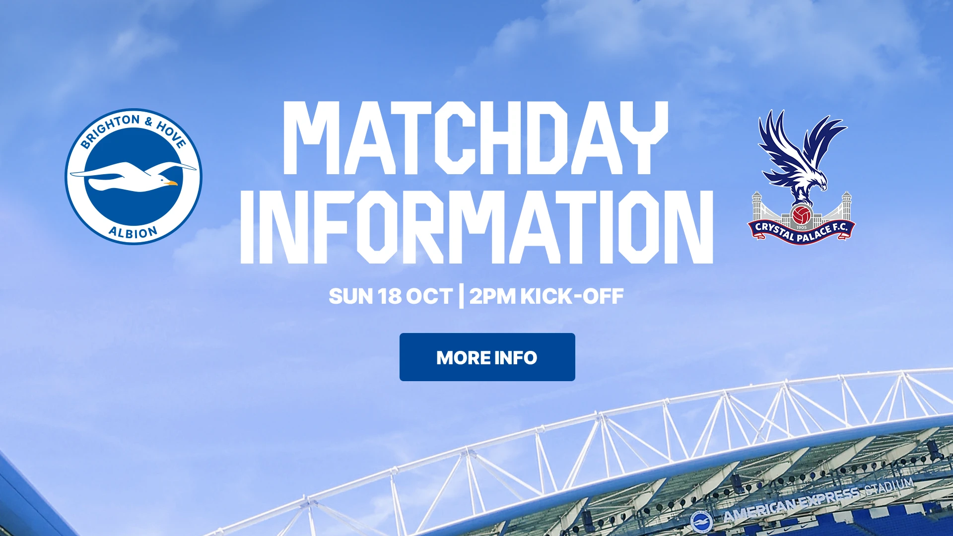 Matchday Information - More Info