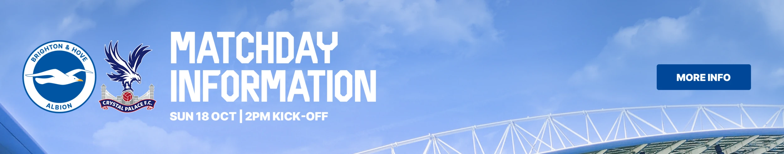 Matchday Information - More Info