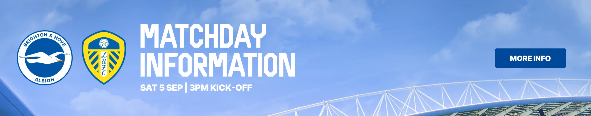 Matchday Information - More Info