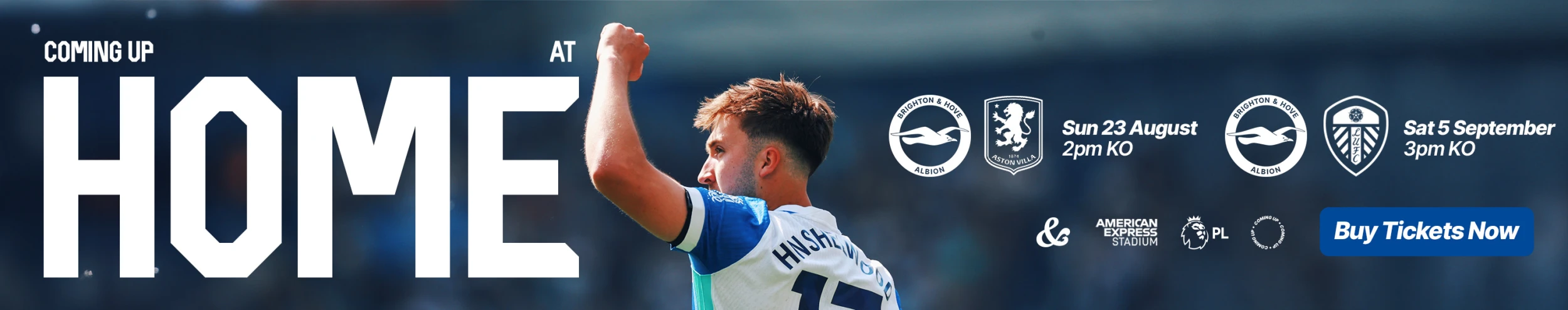 Coming up at home - Albion v Villa, Albion v Leeds