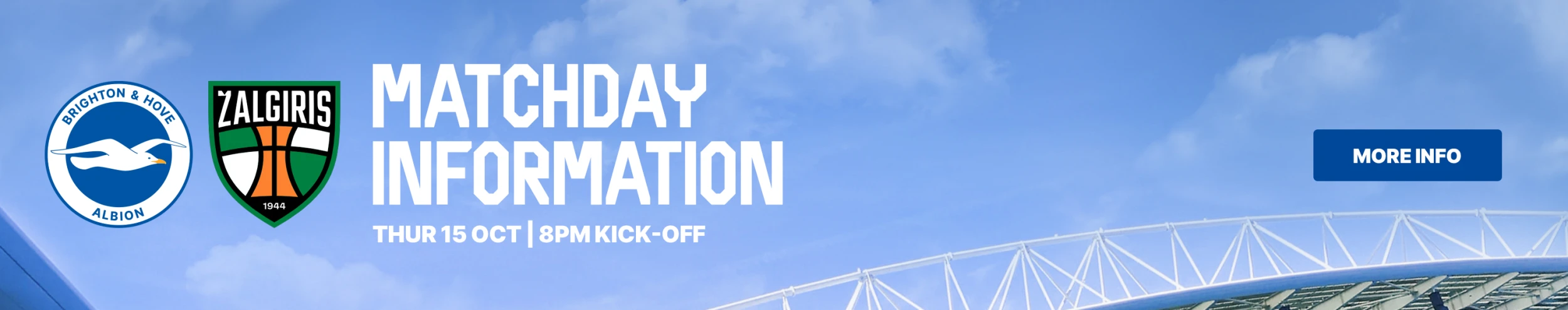 Matchday Information - More Info