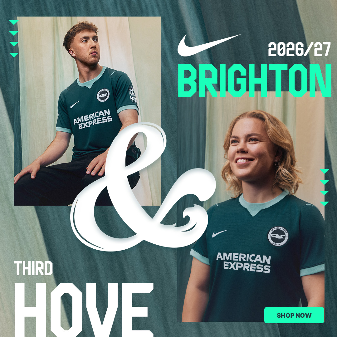 football new brighton away kit