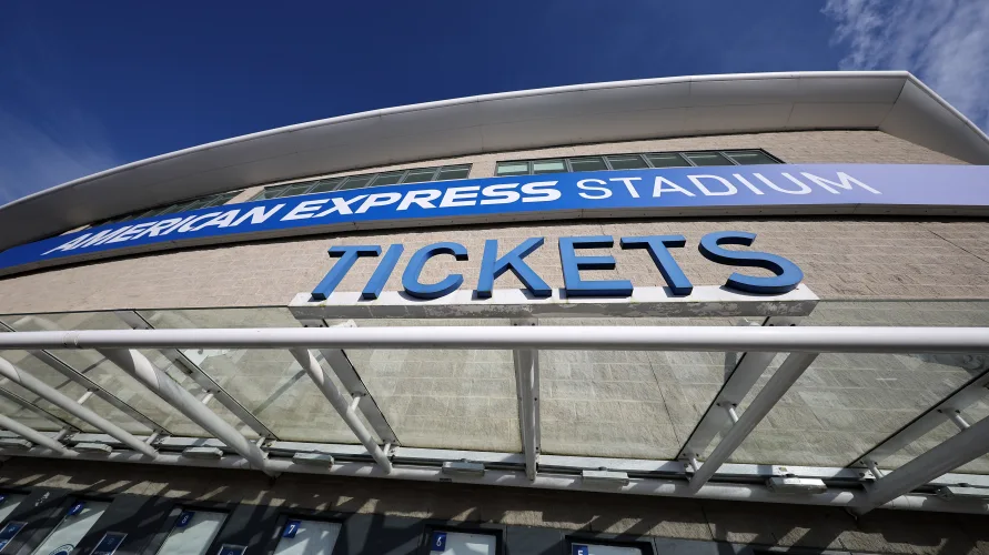 Ticket office at stadium
