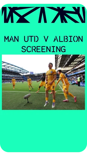 Man Utd v Albion screening
