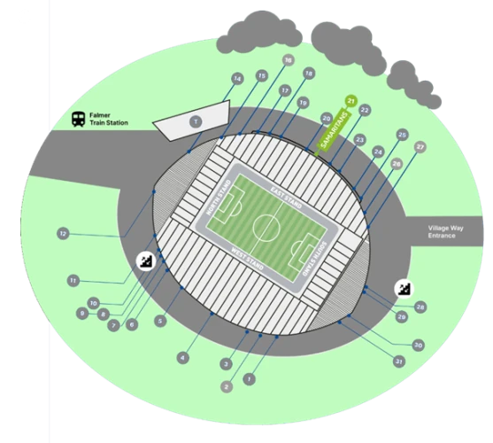 Amex map