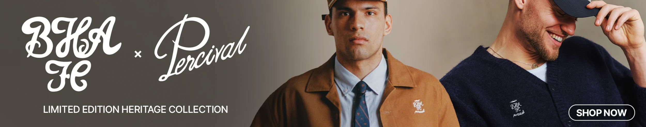 BHAFC x Percival limited edition heritage collection shop now
