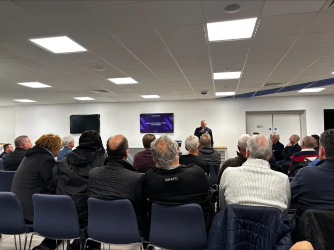 PGMO event with Simon Morgan & Chris Foy discussing VAR