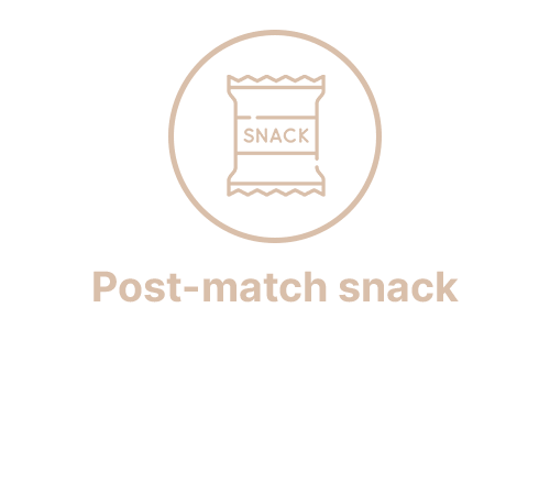 Award‑winning Piglets Pies served post‑match