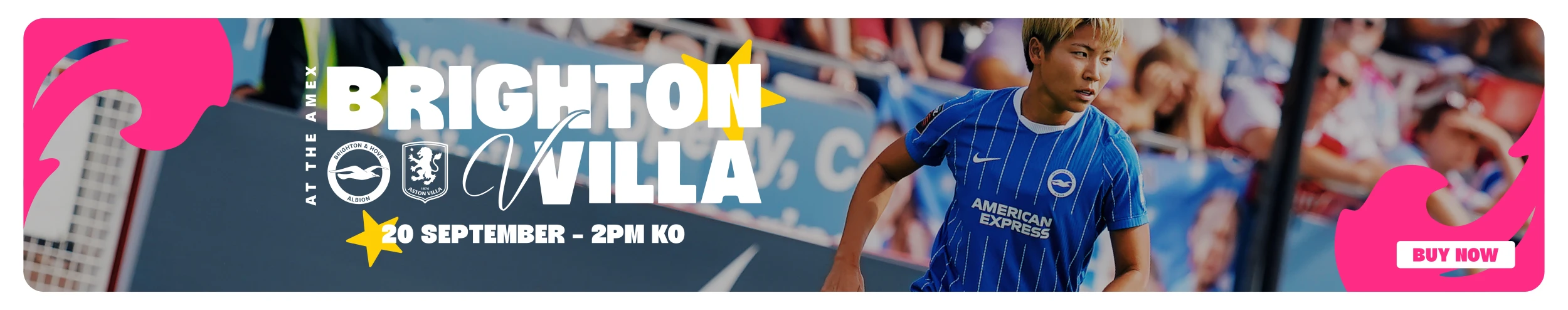 Brighton v Villa - 20 September - 2pm Kick-off